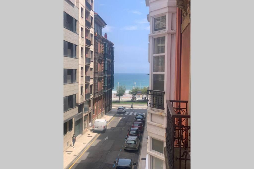 114A - Playa De San Lorenzo - Opcion De Garaje Gijón Eksteriør bilde